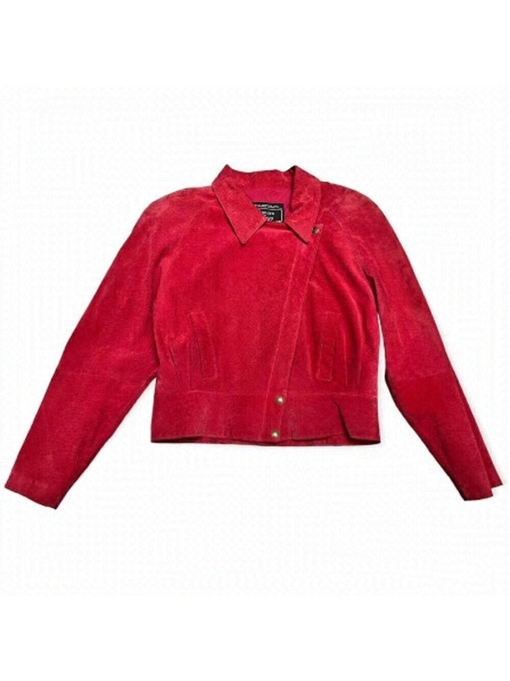 Vintage Genuine Leather Jacket Rumors n Gossyp Bomber Coat - Womens Large